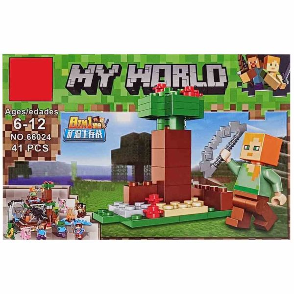 Конструктор дитячий "Minecraft" 66024K-3, 42 деталі