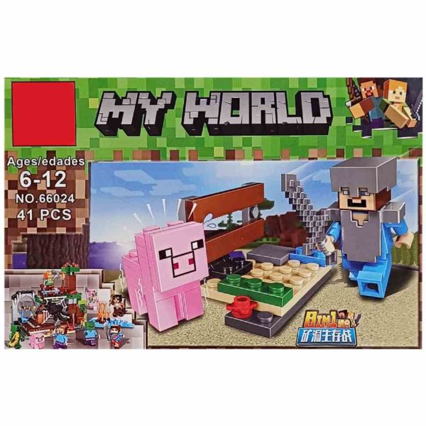 Конструктор дитячий "Minecraft" 66024K-2, 42 деталі