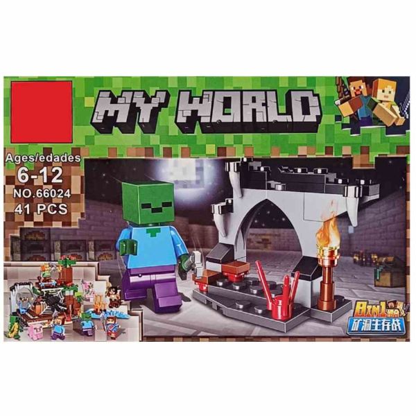 Конструктор дитячий "Minecraft" 66024K-4, 40 деталей