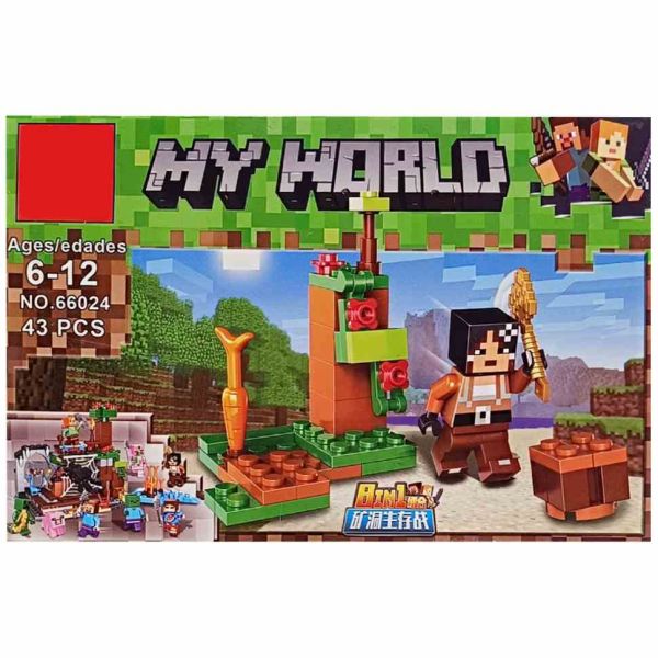 Конструктор дитячий "Minecraft" 66024K-8, 40 деталей