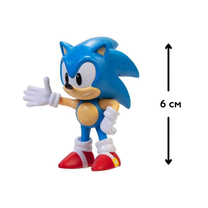 Ігрова фігурка з артикуляцією Класичний Соник SONIC THE HEDGEHOG 40687i-RF1, 6 см