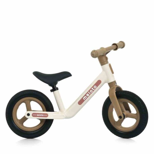 Біговел дитячий MBB 1047-4 колеса 10 дюймів, бежевий