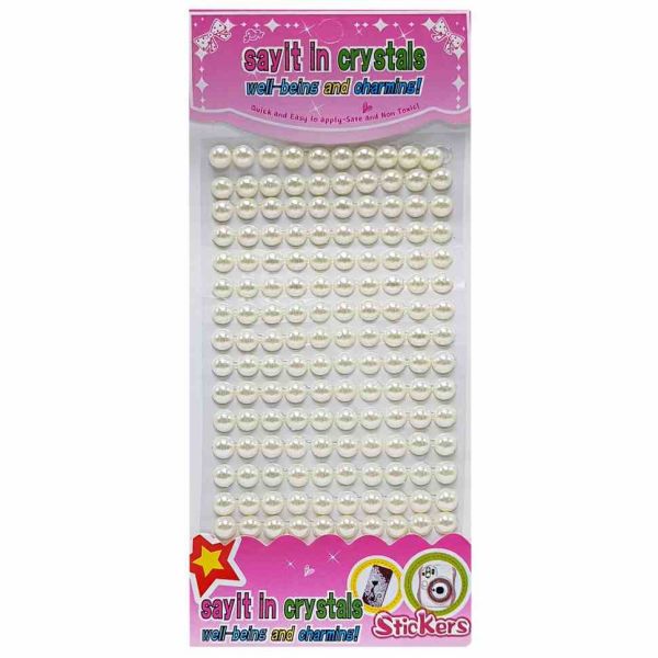 Напівнамистини наклейки Планшетка-№18, 8 мм, на планшетці 130 шт