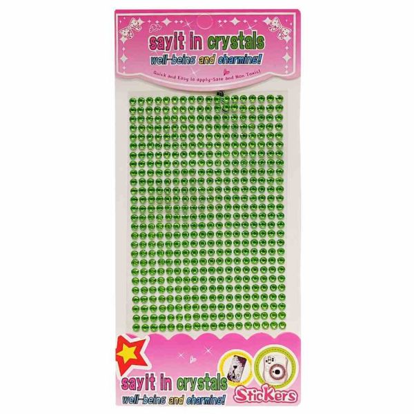 Напівнамистини наклейки Планшетка-№25, 4 мм, на планшетці 468 шт