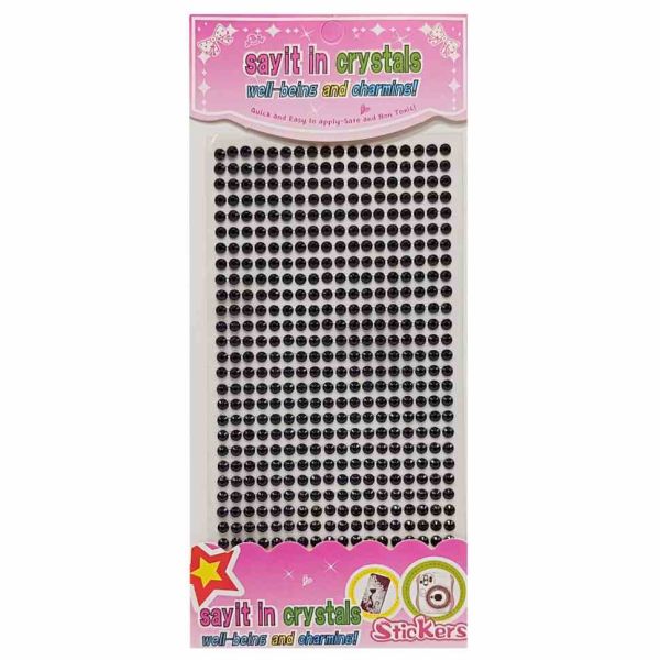 Напівнамистини наклейки Планшетка-№24, 4 мм, на планшетці 468 шт