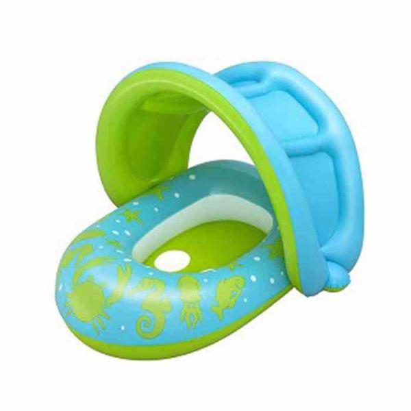 Дитячий надувний плотик 34091(Blue-Green) розмір 80х85 см