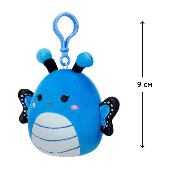М'яка іграшка на кліпсі "Метелик Вейверлі" Squishmallows SQCP00220, 9 см