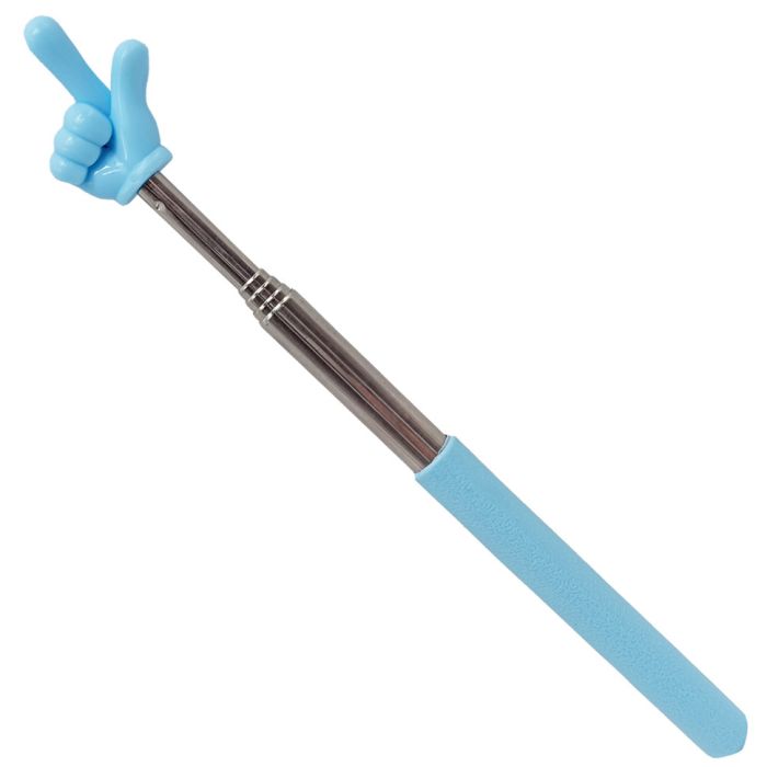 Телескопічна указка палець Пікмі PCM-205(Light-Blue) довжина 68 см