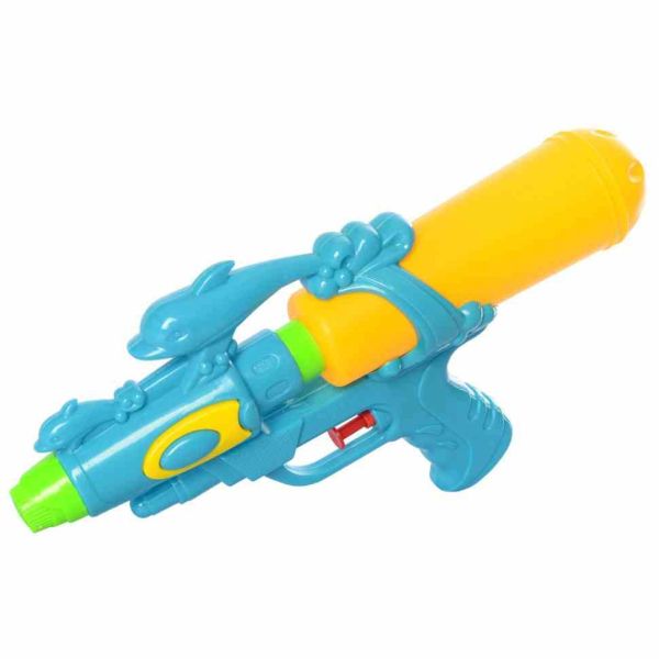Дитячий водяний пістолет MR 0293(Blue-Yellow) розмір середній 27 см