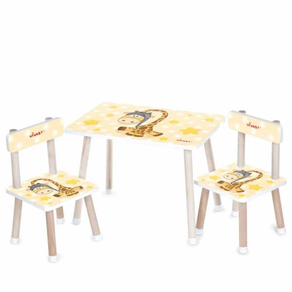 Дитячий столик M 501-17 стільниця 60 х 40 см, 2 стільчики