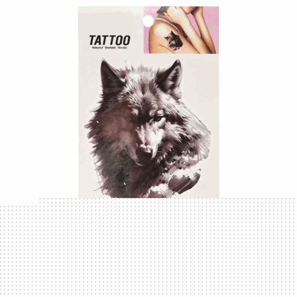 Тимчасове татуювання "Вовк та орел Tattoo" 1020-HM1717