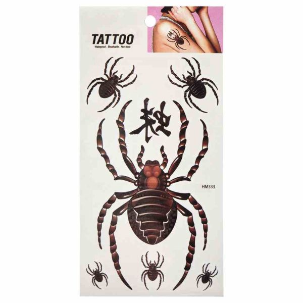 Тимчасове татуювання "Павуки Tattoo" 1020-HM333
