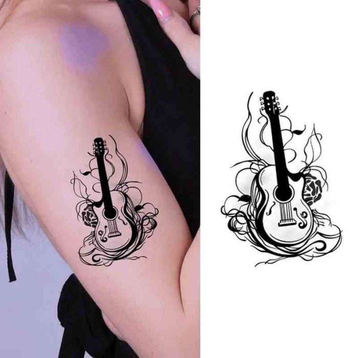 Набір дитячих тимчасових татуювань "Чорні міні №4" black-tattoo-mini-set-4-H
