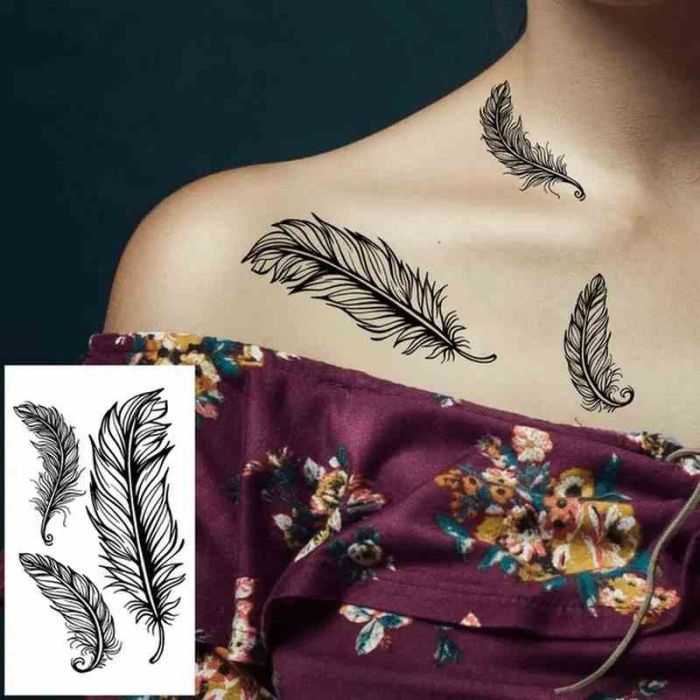 Набір дитячих тимчасових татуювань "Чорні міні №4" black-tattoo-mini-set-4-H