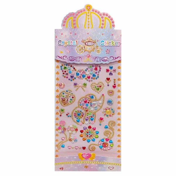 Наклейки декоративні "Кристали" XY-022-4 на планшеті