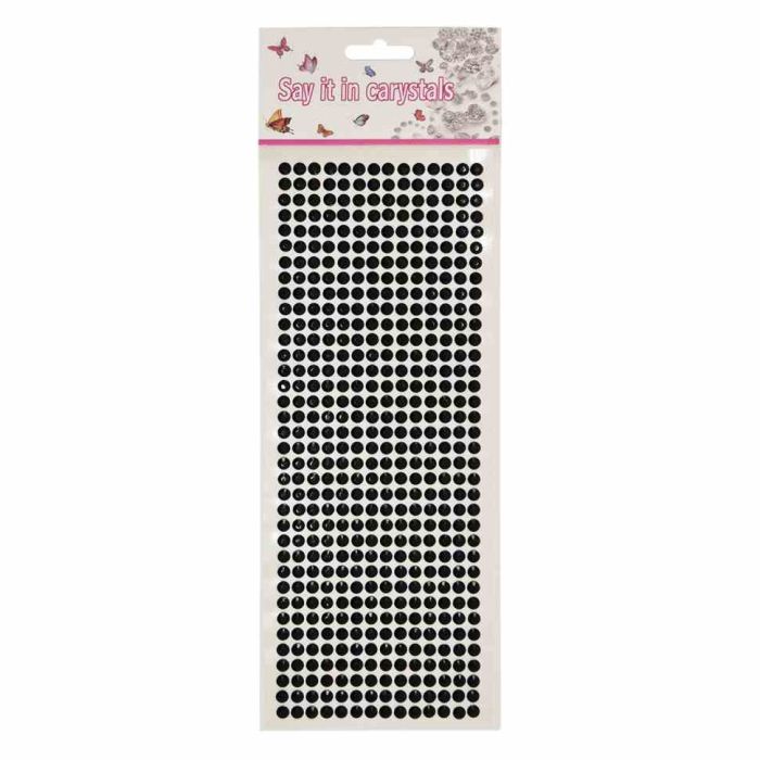 Наклейки декоративні XY-004(Black) на планшеті 504 шт