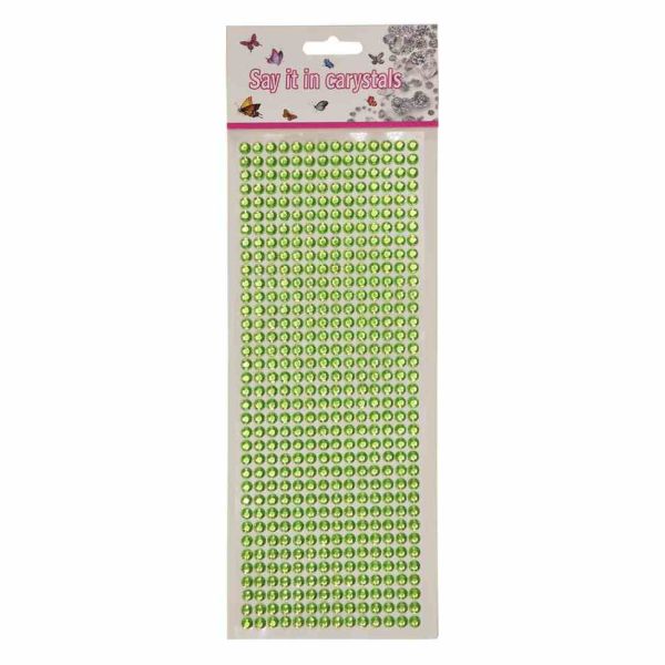 Наклейки декоративні XY-004(Green) на планшеті 504 шт