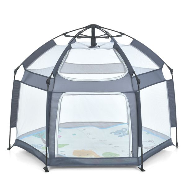 Дитячий манеж MR 1512 Silver Mist 146×127×110 см