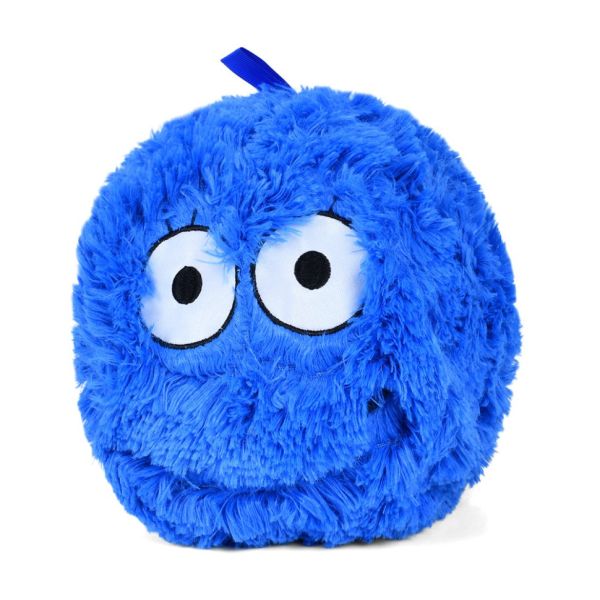 М'яка іграшка м'яч-Смайл FG240408053A розмір 25 см Блакитний