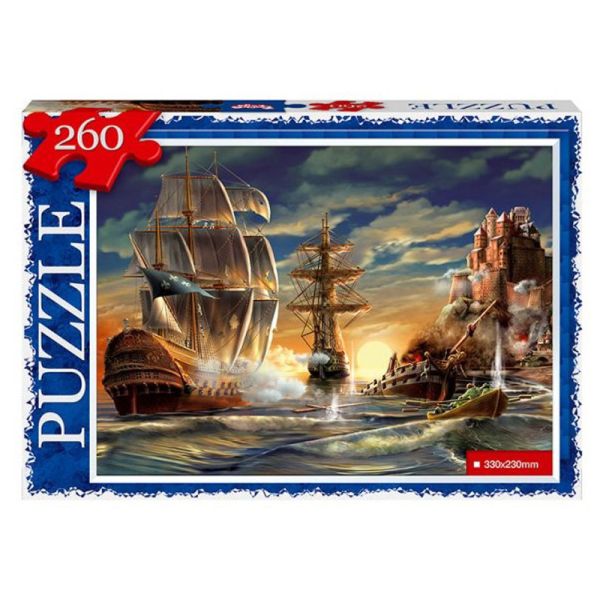 Пазл класичний "Морський бій" С260-14-14, 260 елементів