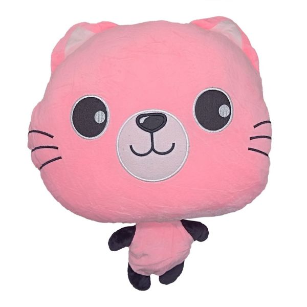 УЦІНКА!!! Дитяча м'яка іграшка "Кішечка" Bambi L1128(Pink)-UC іграшка з пледом, розмір 40 см