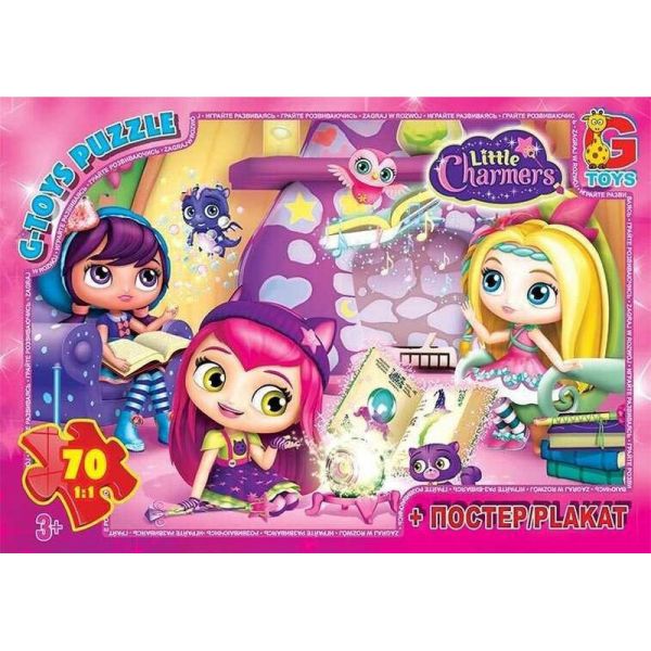 Дитячий пазл "Little Charmers" LC492 постер 70 елементів