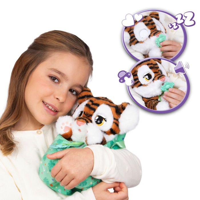 Інтерактивна іграшка "Тигреня" Baby Paws 927650M, зі звуком