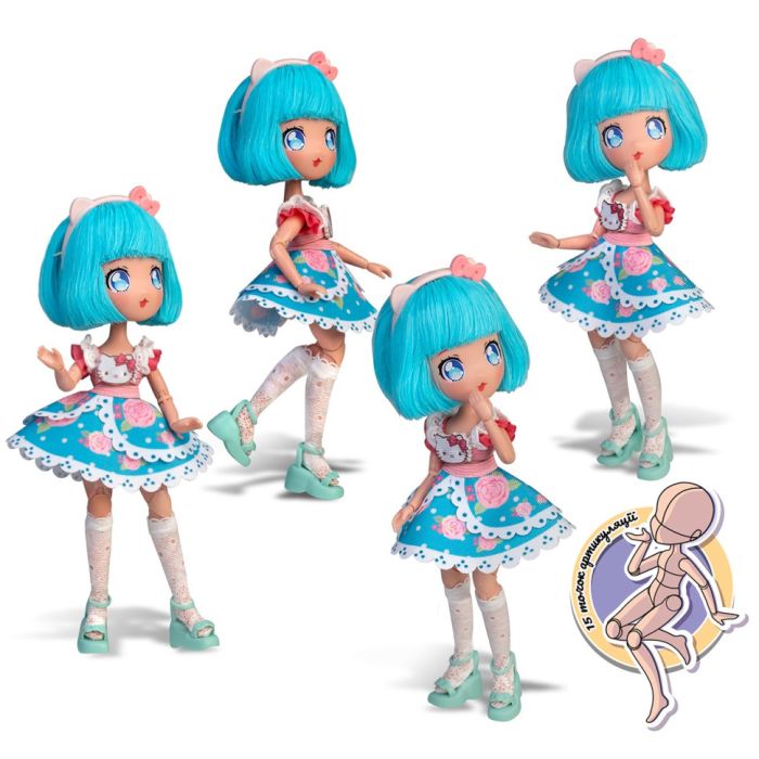 Дитяча лялька "Красуня Пінк" 4SF Manga Dolls HKTF0300 серії "Hello Kitty"