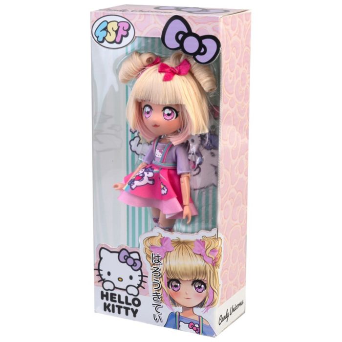 Дитяча лялька "Цукерка Єдиноріг" 4SF Manga Dolls HKTF0400 серії "Hello Kitty"