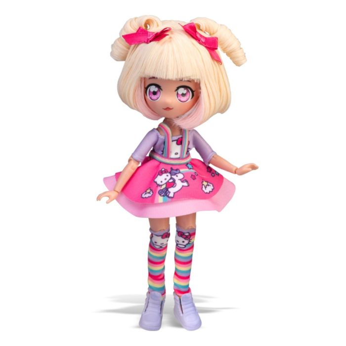 Дитяча лялька "Цукерка Єдиноріг" 4SF Manga Dolls HKTF0400 серії "Hello Kitty"