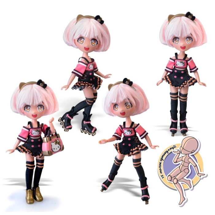 Дитяча лялька "Золота Роллер Діва" 4SF Manga Dolls HKTF1000 серії "Hello Kitty"