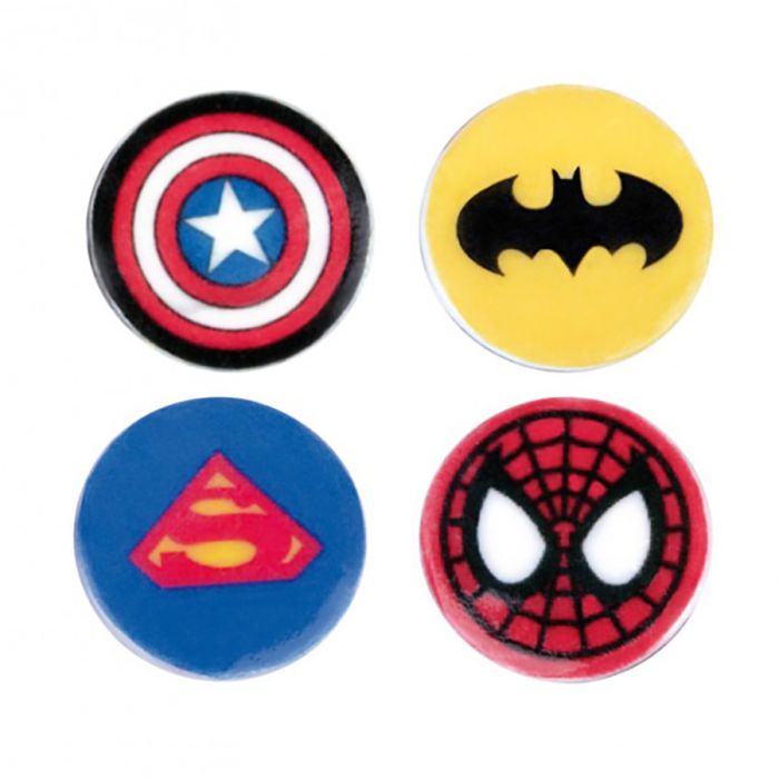 Дитячий набір для ліплення з полімерної глини "Значки Супергерої" (ПГ-007) PG-007 значки