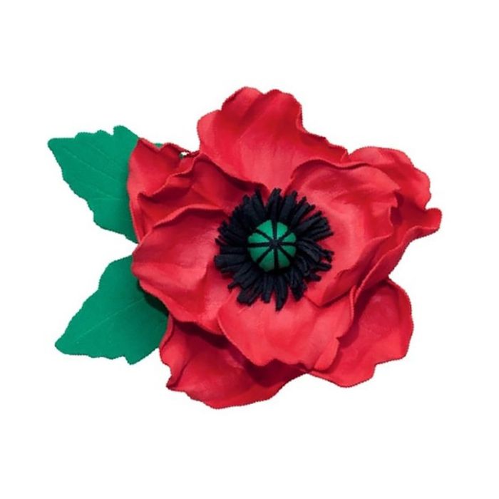 Набір для творчості "Заколка-брошка Мак" F-002 прикраси з фоамірану