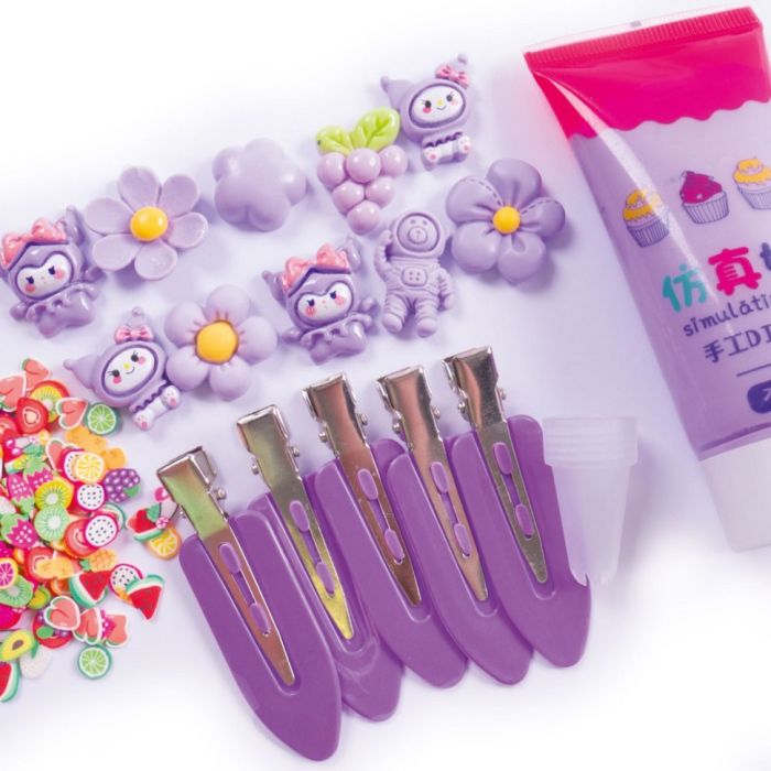 Дитячий набір для творчості "Заколки своїми руками" VT4600-01 фіолетовий