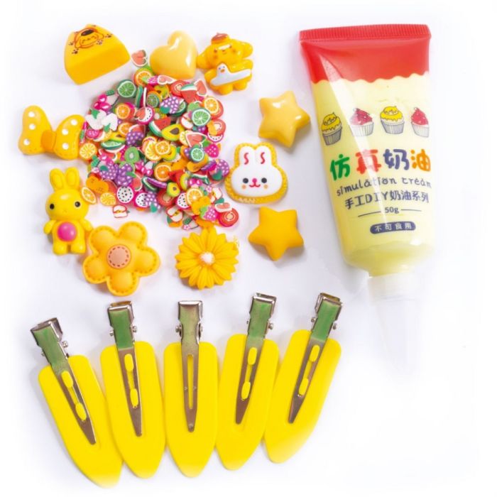 Дитячий набір для творчості "Заколки своїми руками" VT4600-02 жовтий