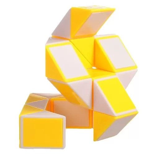 Змійка Рубика біло-жовта Smart Cube SCT405 в коробці