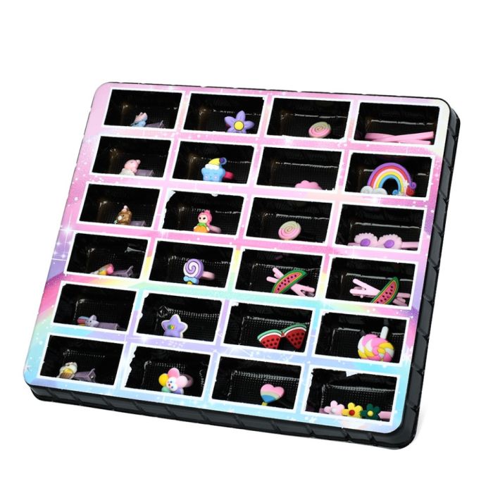 Дитячий адвент-календар "Скринька прикрас" YXA-001, 24 аксесуари