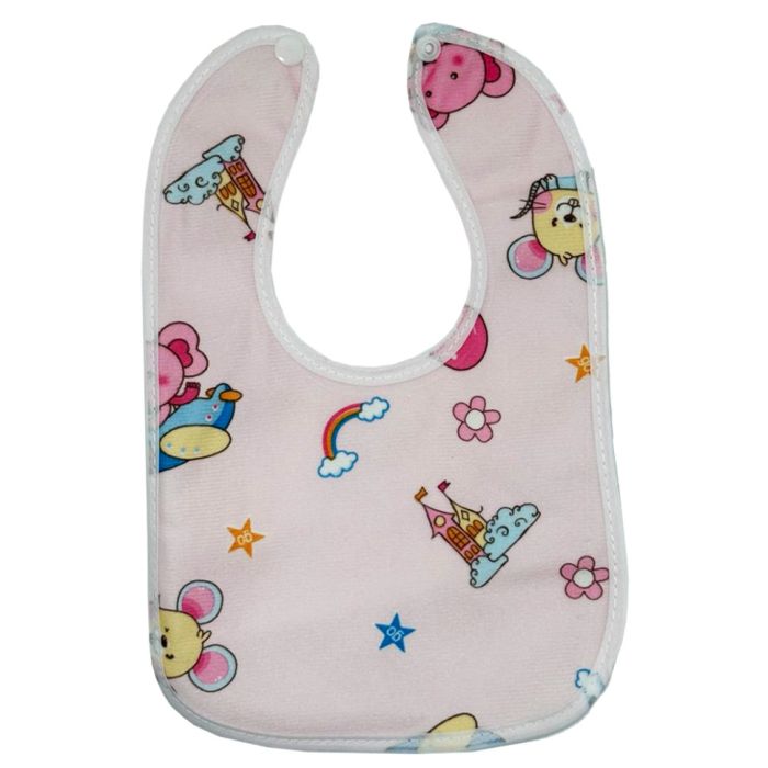 Дитячий тканинний слинявчик MGZ-0600-5 на кнопці