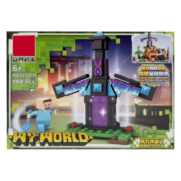 Дитячий конструктор "Minecraft" YZ7237-1, 104 деталі