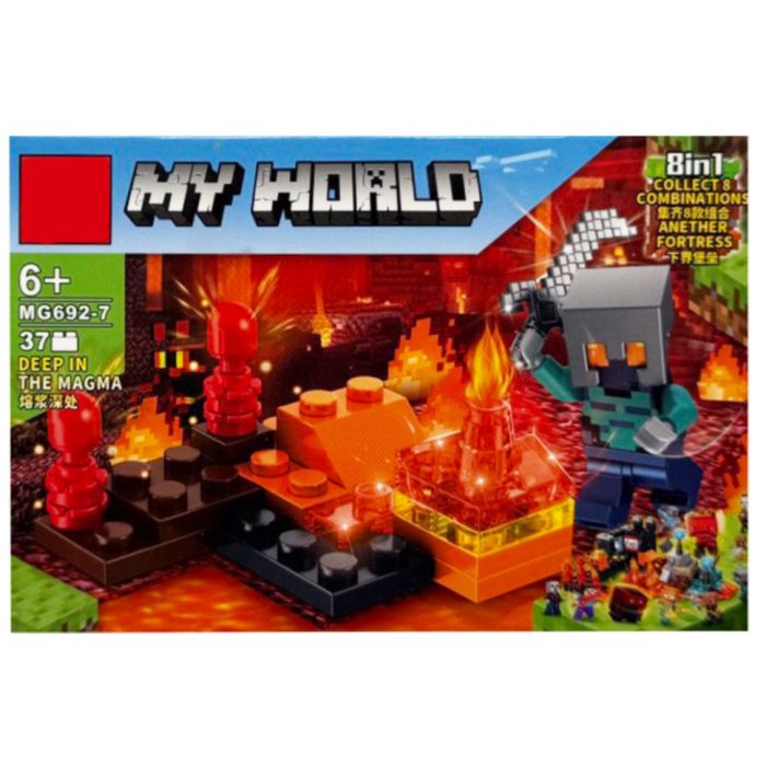 Дитячий конструктор "Minecraft" MG692-7, 37 деталей