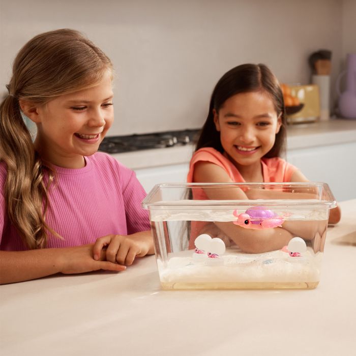 Інтерактивний ігровий набір Мама черепаха із сюрпризом Pets & Robo Alive 9560 "Mama & Baby Surprise"