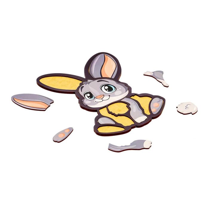 Дитячий пазл-вкладиш "Зайчик" Puz-22971, 12 елементів