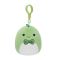М'яка іграшка Діно Денні Squishmallows SQCP00151 на кліпсі 9 см