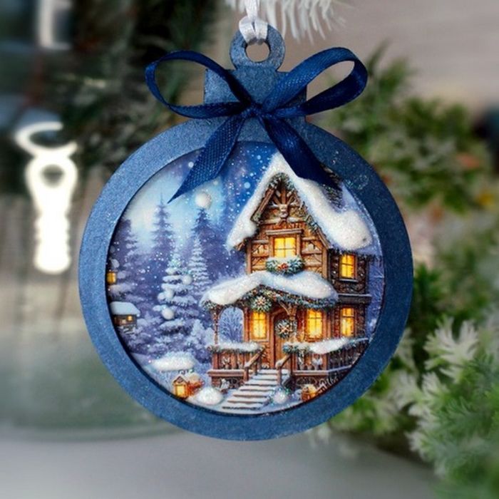 Творчий набір для створення 3-х ялинкових прикрас "Fairytale Christmas" FDCKW-051