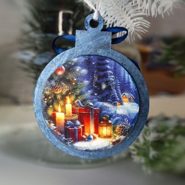 Творчий набір для створення 3-х ялинкових прикрас "Fairytale Christmas" FDCKW-051