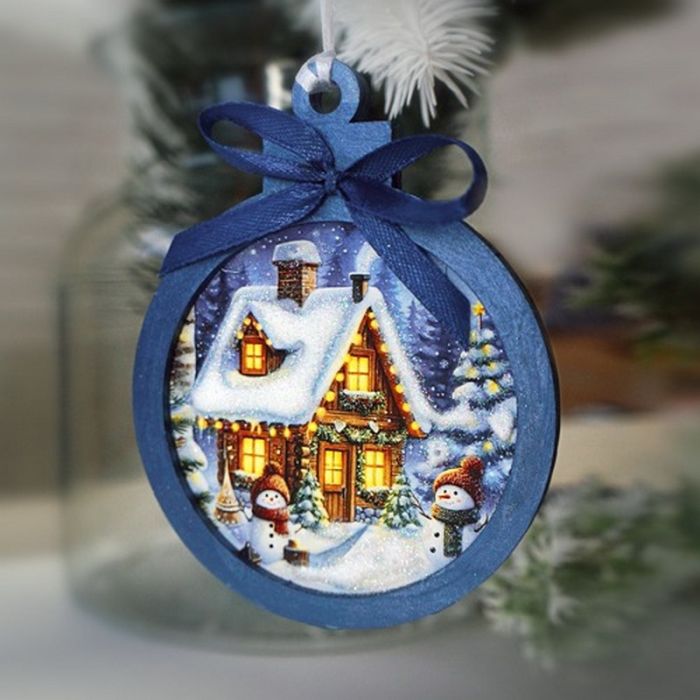 Творчий набір для створення 3-х ялинкових прикрас "Fairytale Christmas" FDCKW-051