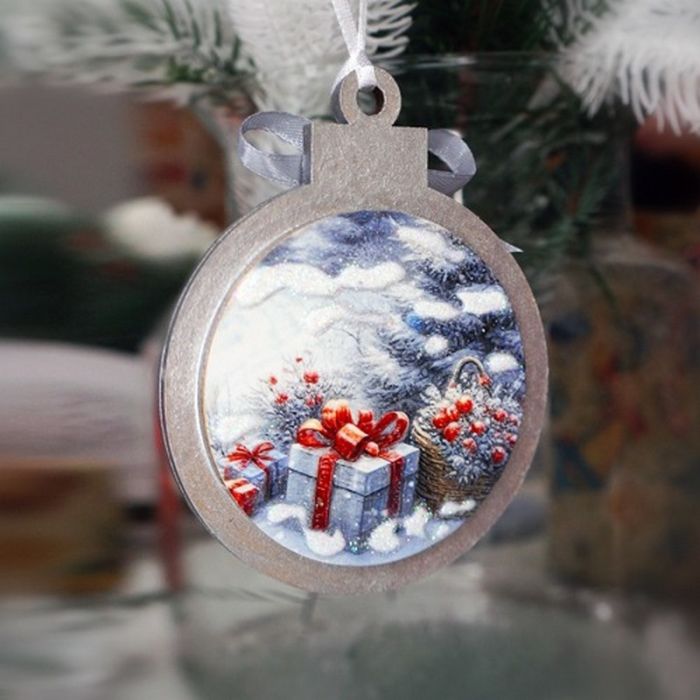 Творчий набір для створення 3-х ялинкових прикрас "Winter Forest" FDCKW-052