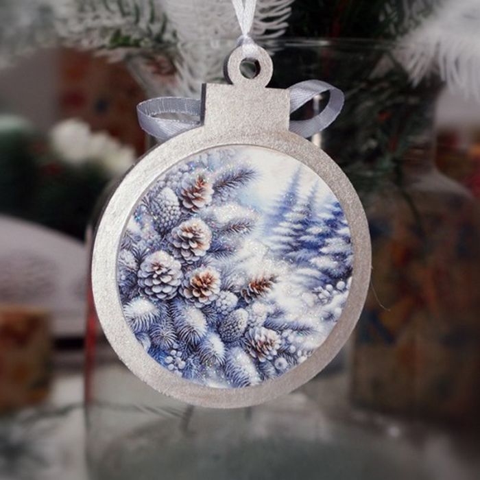 Творчий набір для створення 3-х ялинкових прикрас "Winter Forest" FDCKW-052