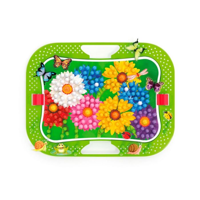 Творчий набір для занять мозаїкою Quercetti 0968-Q, 300 фішок, 16 фігурок, дошка