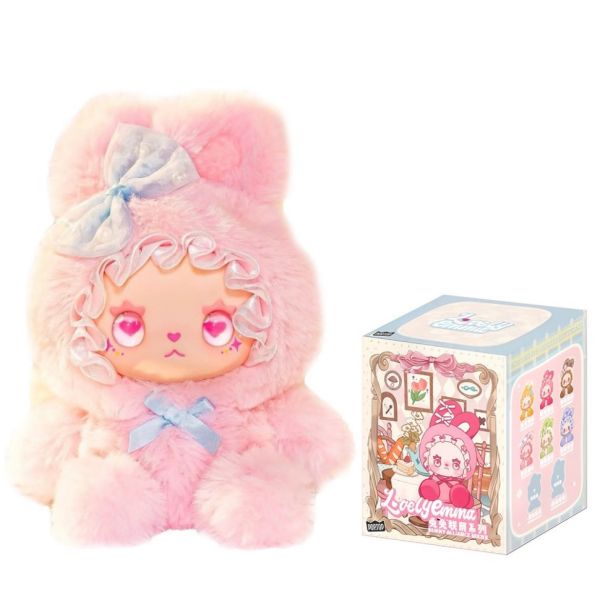 Колекційна м'яка іграшка з кільцем "Зайчики" POP TOP Lucky Emma MJ-000090 серії "Lovely Emma"